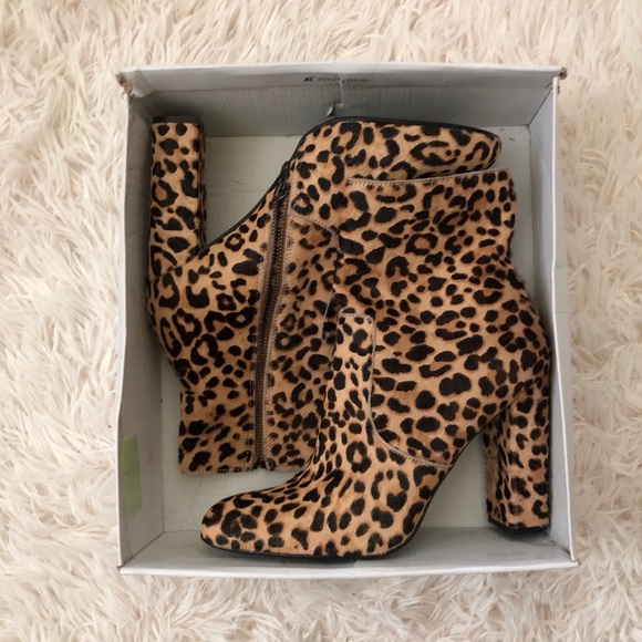boots leopard steve madden